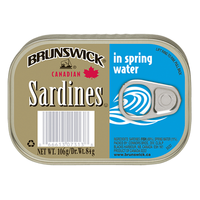 BRUNSWICK® SARDINES IN SPRING WATER