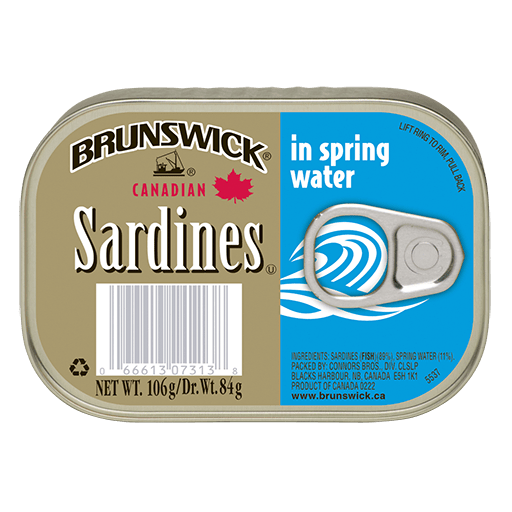 BRUNSWICK® SARDINES IN SPRING WATER