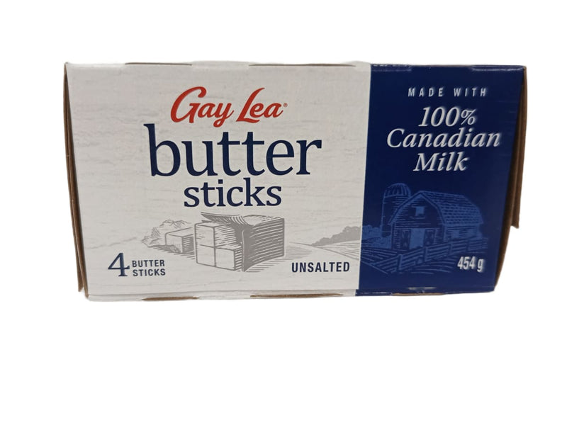Butter sticks unsalted 454g